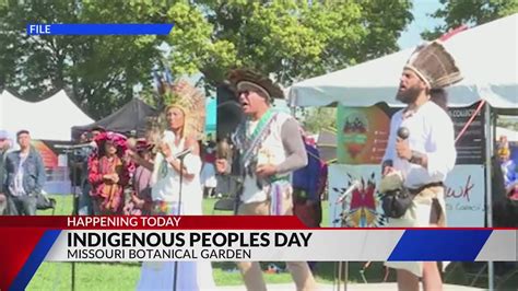 Missouri Botanical Garden celebrating Indigenous Peoples Day today